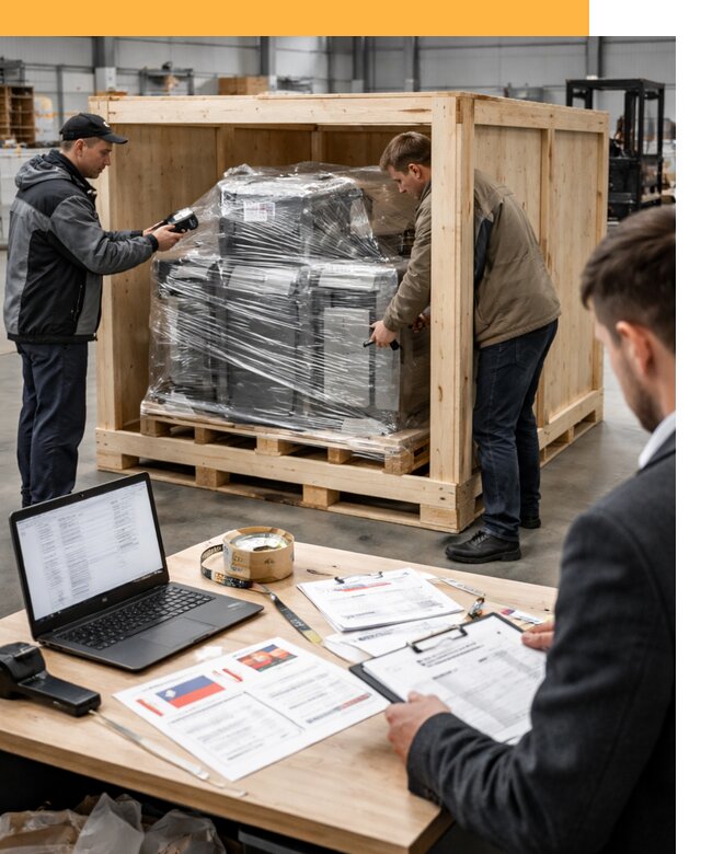 Доставка промышленного оборудования из США от 66976 руб