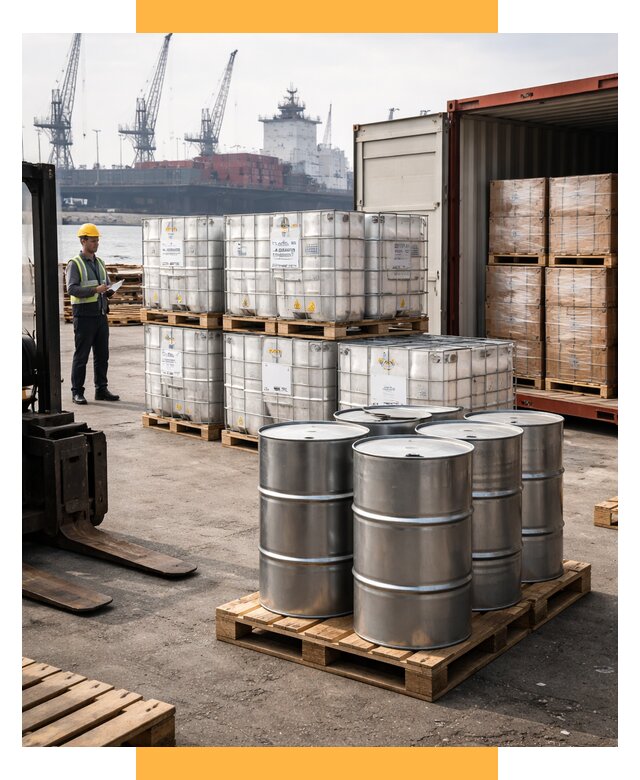 Доставка химического сырья из Индии от 257600 р. | СетСервис-Дль