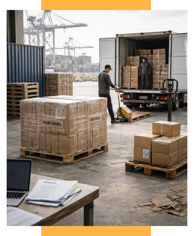 Доставка грузов из Израиля от 15456 р., логистика от СетСервис-Дль