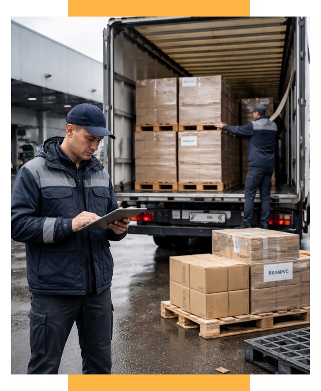 Доставка грузов из Беларуси от 15456 р. логистика СетСервис-Дль