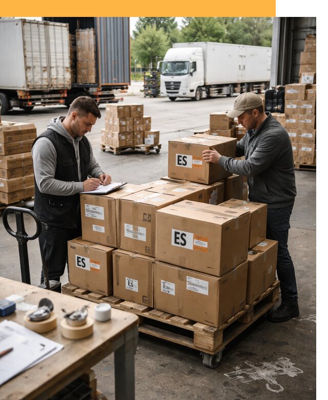 Доставка грузов в Испанию автотранспортом от 36064 руб