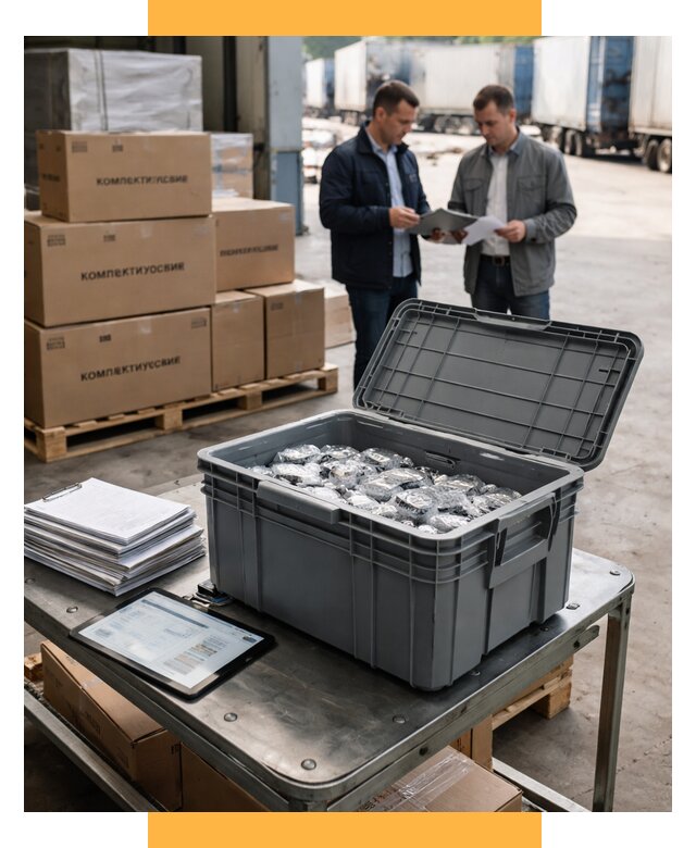 Перевозка комплектующих из Китая от 6698 р. | СетСервис-Дль