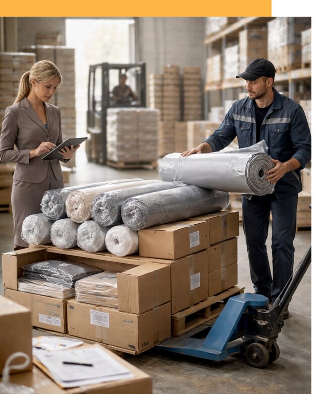 Перевозка текстиля по миру от 15456 руб. с таможней и страхованием