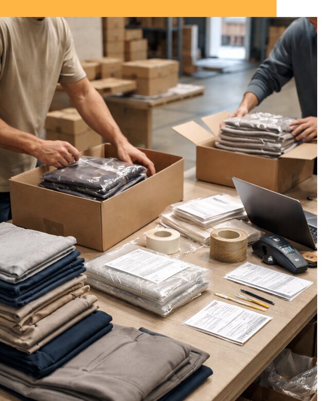 Перевозка одежды по миру от 7728 руб. с таможенным оформлением