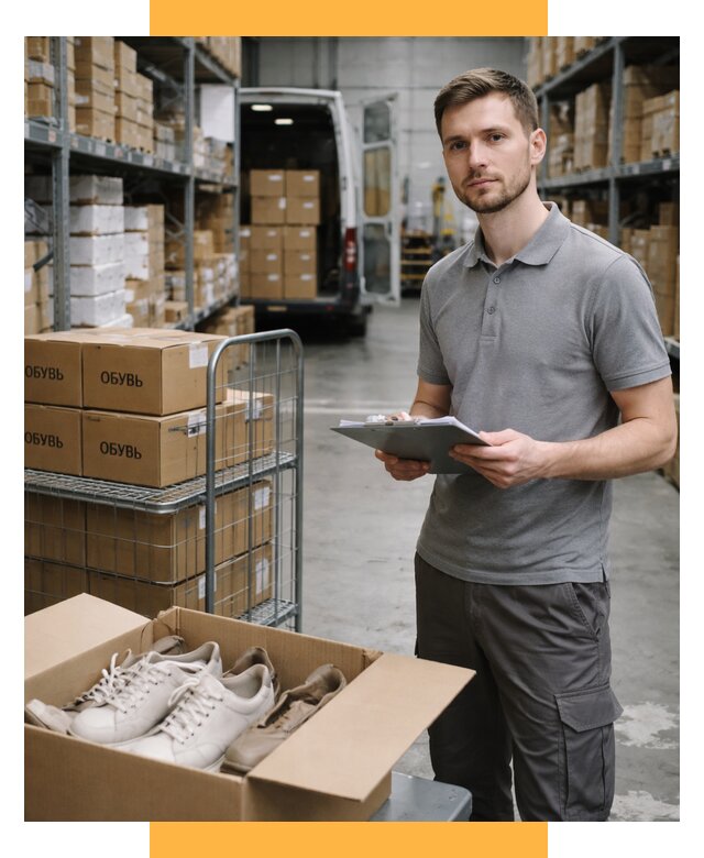 Доставка обуви из Китая и Турции от 4637 р. СетСервис-Дль