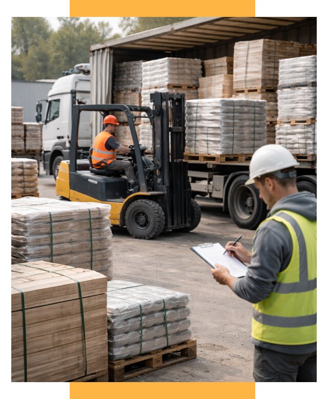 Перевозка строительных материалов от 5667 р. | СетСервис-Дль