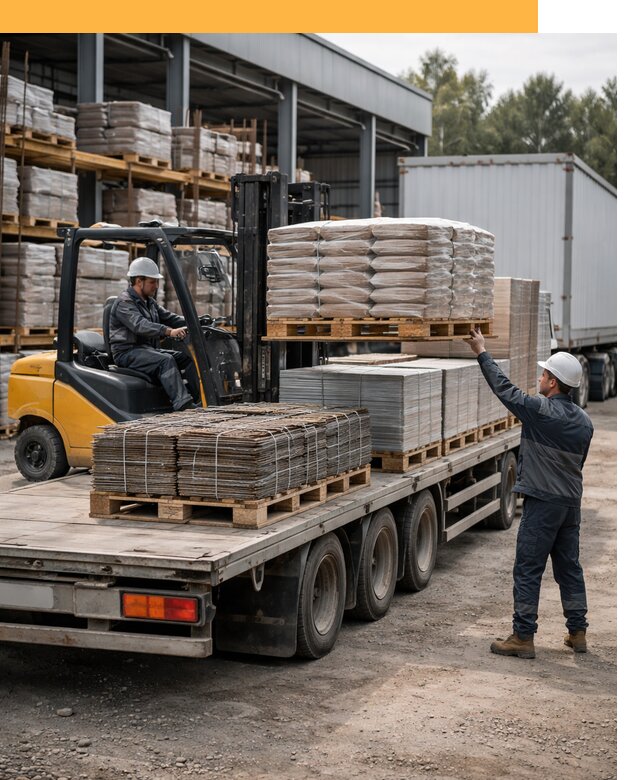 Перевозка строительных материалов по миру от 5667 руб