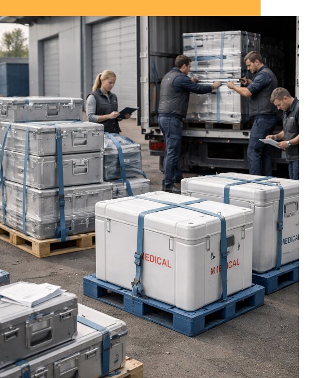 Перевозка медицинского оборудования по всему миру от 15456 руб