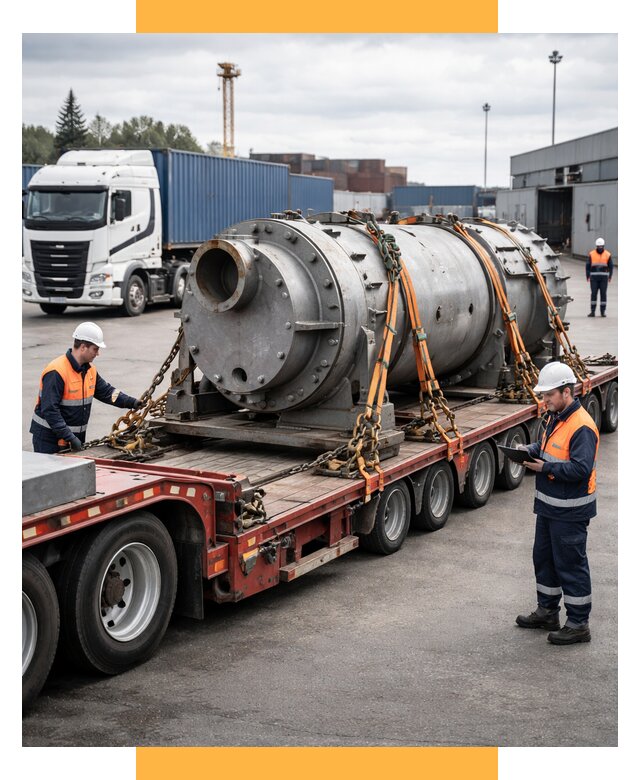 Перевозка тяжеловесных грузов под ключ от 154560 р. | СетСервис-Дль