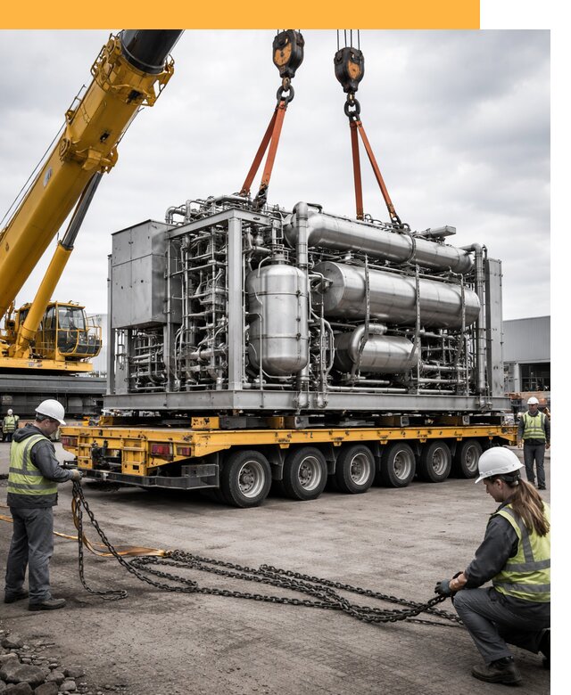 Перевозка тяжеловесных грузов по миру от 154560 руб