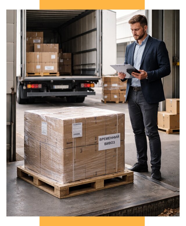 Временный вывоз товаров под ключ от 8243 р. | СетСервис-Дль