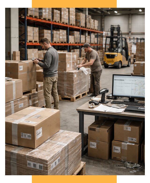 Склад консолидации в Европе от 6698 р., услуги СетСервис-Дль